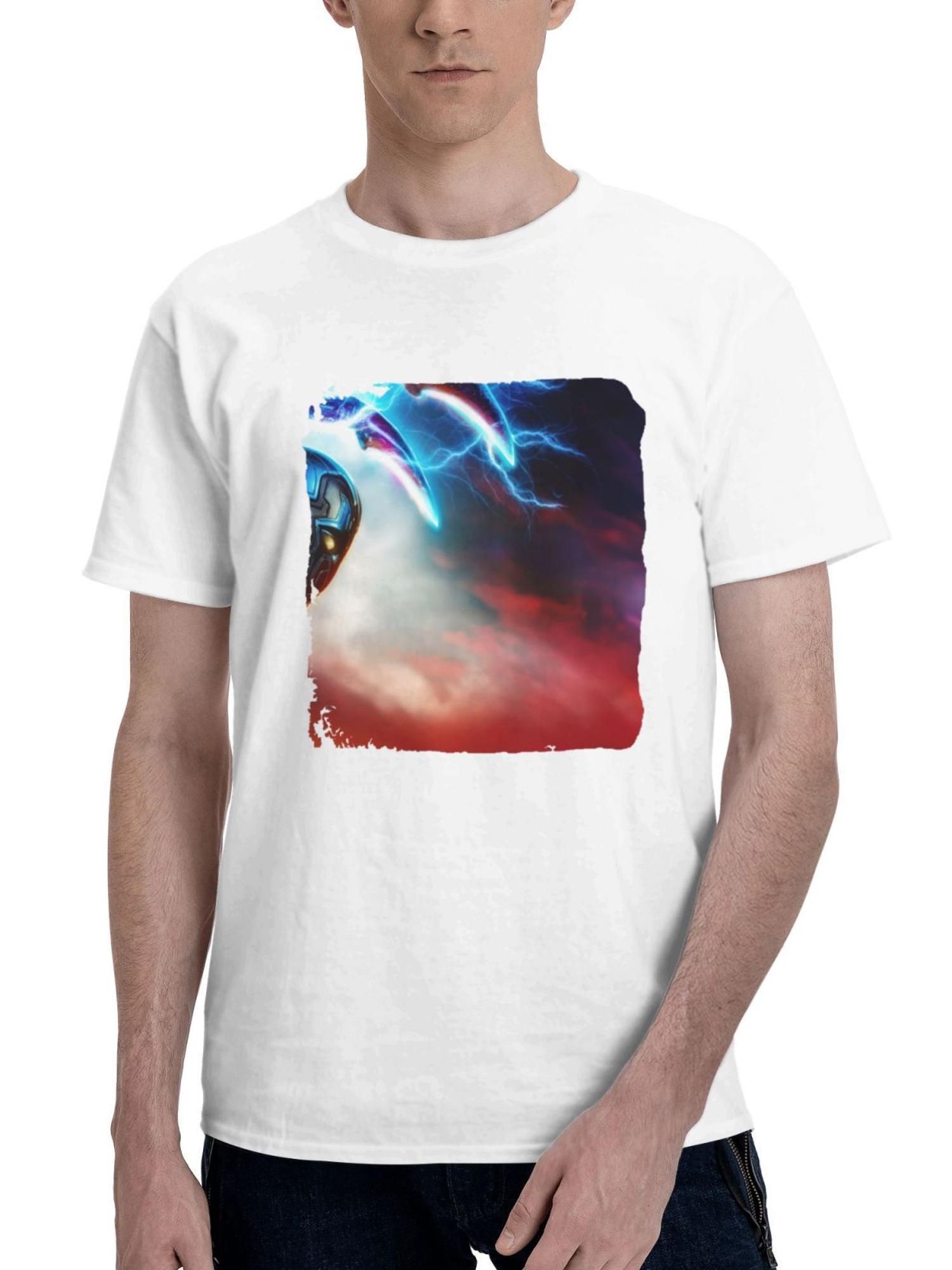 Blue Beetle Xolo Mariduena 180G 100% Cotton Printed Round Neck Short-Sleeve T-Shirt, Gifts for Men Dad Husband Grandpa, S-XXXL, White