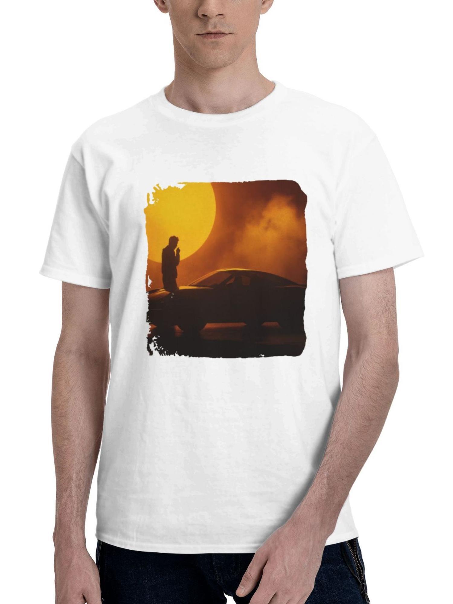 A Moment Of Reflection 180G 100% Cotton Printed Round Neck Short-Sleeve T-Shirt, Gifts for Men Dad Husband Grandpa, S-XXXL, White