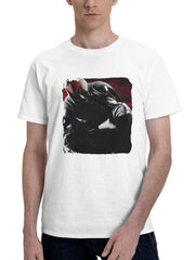 A Night With Spider Man 180G 100% Cotton Printed Round Neck Short-Sleeve T-Shirt, Gifts for Men Dad Husband Grandpa, S-XXXL, White