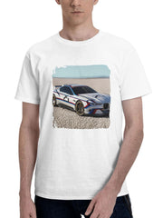 Bmw Csl Hommage 180G 100% Cotton Printed Round Neck Short-Sleeve T-Shirt, Gifts for Men Dad Husband Grandpa, S-XXXL, White