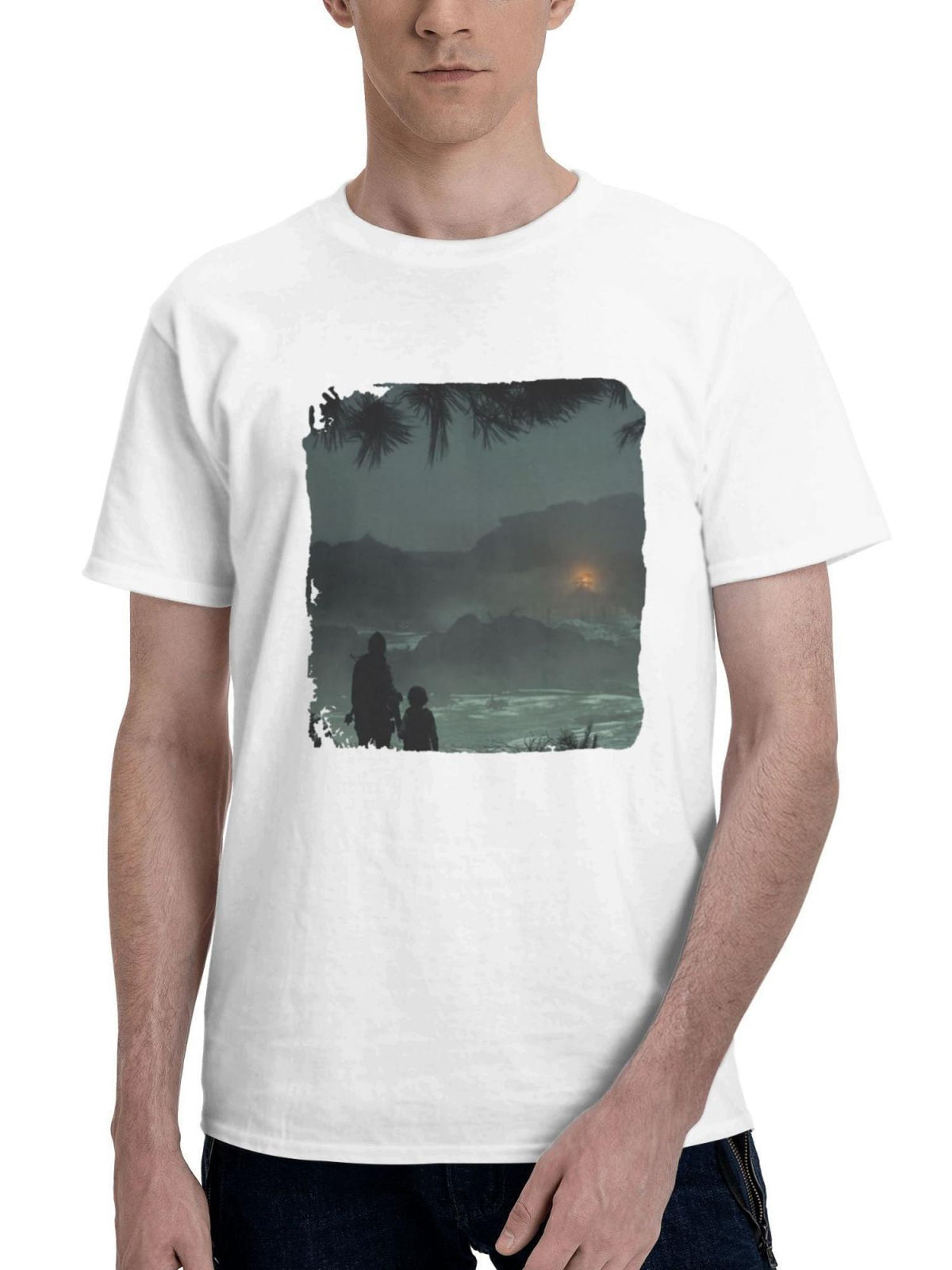 A Plague Tale Requiem 2024 Iz 180G 100% Cotton Printed Round Neck Short-Sleeve T-Shirt, Gifts for Men Dad Husband Grandpa, S-XXXL, White