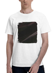 Abstract Dance 180G 100% Cotton Printed Round Neck Short-Sleeve T-Shirt, Gifts for Men Dad Husband Grandpa, S-XXXL, White