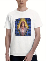 Catherine O Hara As Elly Mother Argylle 180G 100% Cotton Printed Round Neck Short-Sleeve T-Shirt, Gifts for Men Dad Husband Grandpa, S-XXXL, White