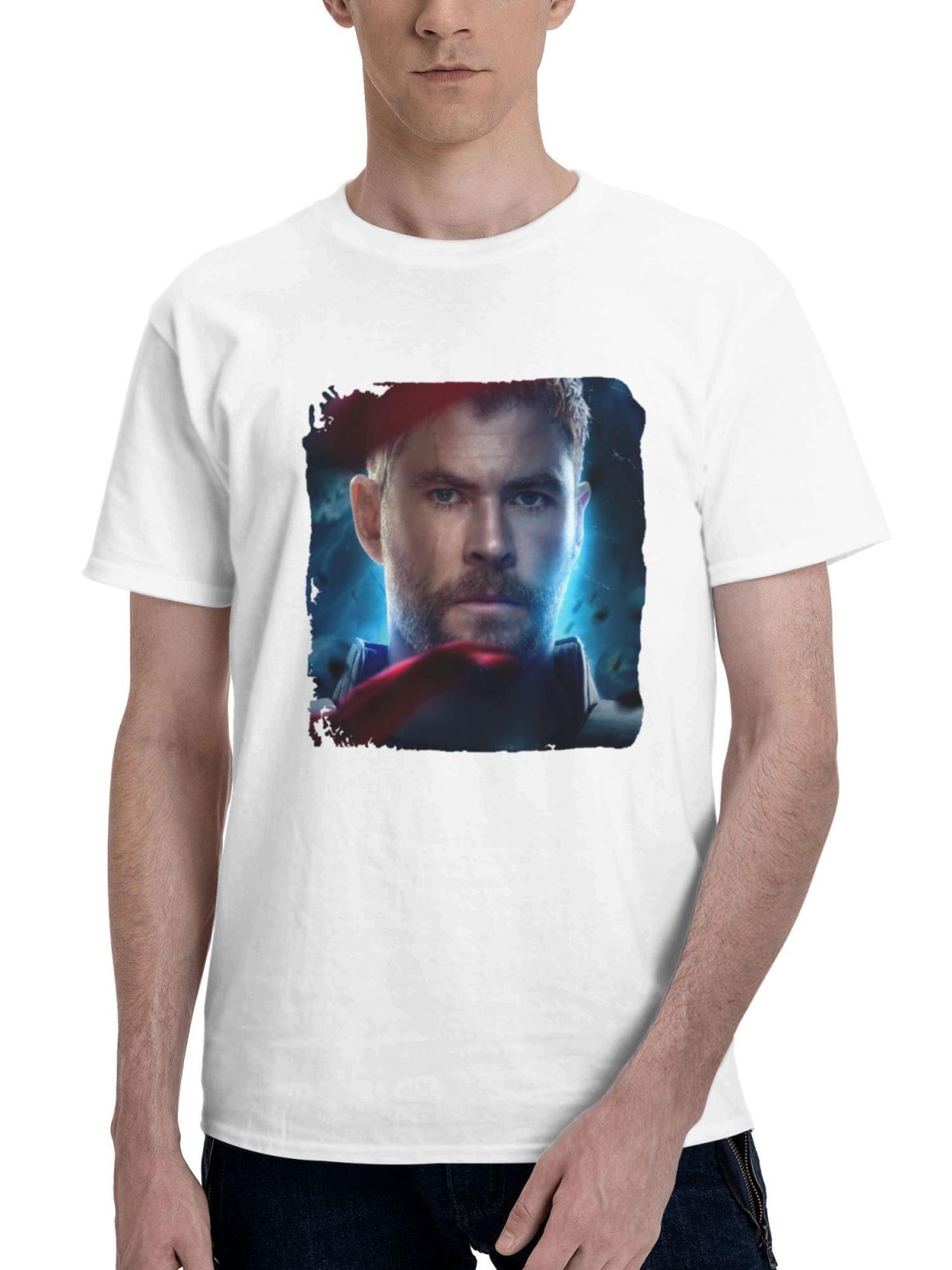 Charisma Of Thor 180G 100% Cotton Printed Round Neck Short-Sleeve T-Shirt, Gifts for Men Dad Husband Grandpa, S-XXXL, White