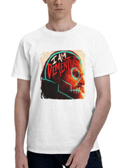 Chris Hemsworth As Dementus In Furiosa A Mad Max Saga Movie 180G 100% Cotton Printed Round Neck Short-Sleeve T-Shirt, Gifts for Men Dad Husband Grandpa, S-XXXL, White