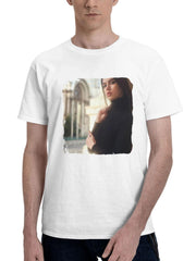 Classy Girl Outdoor Buildings 180G 100% Cotton Printed Round Neck Short-Sleeve T-Shirt, Gifts for Men Dad Husband Grandpa, S-XXXL, White