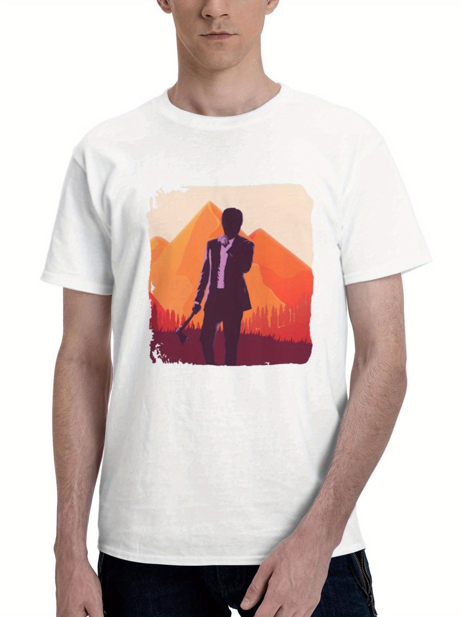 Beast Mode Oj 180G 100% Cotton Printed Round Neck Short-Sleeve T-Shirt, Gifts for Men Dad Husband Grandpa, S-XXXL, White