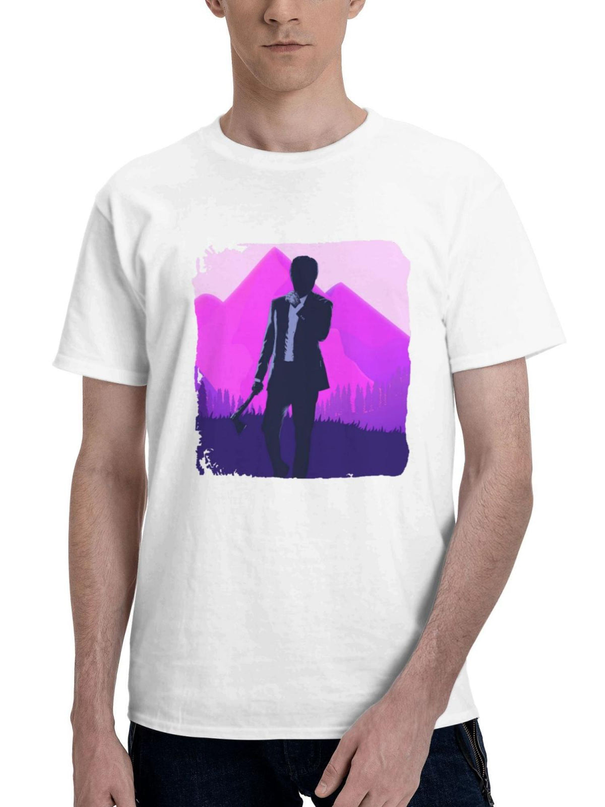 Beast Mode Pr 180G 100% Cotton Printed Round Neck Short-Sleeve T-Shirt, Gifts for Men Dad Husband Grandpa, S-XXXL, White