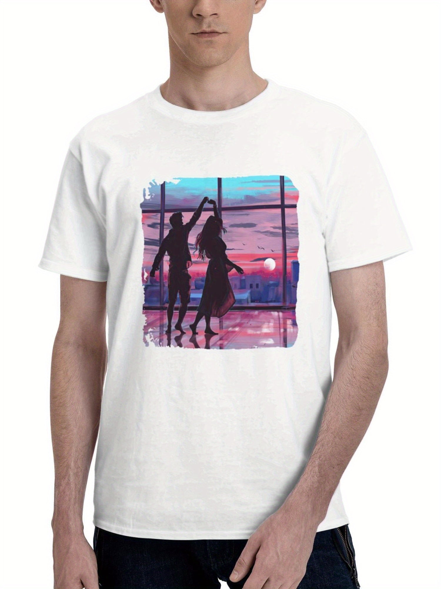 Beautiful In My Eyes 180G 100% Cotton Printed Round Neck Short-Sleeve T-Shirt, Gifts for Men Dad Husband Grandpa, S-XXXL, White