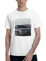 Adro Bmw M4 Coupee Facelift Kit 180G 100% Cotton Printed Round Neck Short-Sleeve T-Shirt, Gifts for Men Dad Husband Grandpa, S-XXXL, White