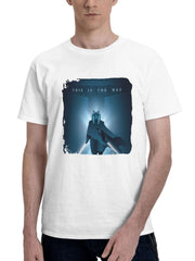 Ahsoka This Is The Way 180G 100% Cotton Printed Round Neck Short-Sleeve T-Shirt, Gifts for Men Dad Husband Grandpa, S-XXXL, White