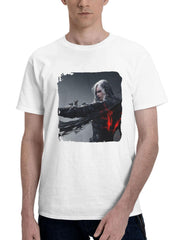 Aion Classic Rise Of The Revenant 180G 100% Cotton Printed Round Neck Short-Sleeve T-Shirt, Gifts for Men Dad Husband Grandpa, S-XXXL, White