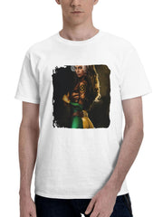 Alexandra Daddario As Vogue Xmen 180G 100% Cotton Printed Round Neck Short-Sleeve T-Shirt, Gifts for Men Dad Husband Grandpa, S-XXXL, White