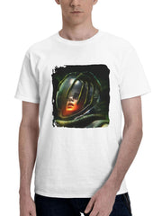 Alien Romulus Dolby Cinema Poster 180G 100% Cotton Printed Round Neck Short-Sleeve T-Shirt, Gifts for Men Dad Husband Grandpa, S-XXXL, White