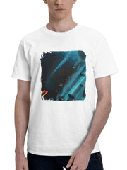 Aliens Planet Asteroids 180G 100% Cotton Printed Round Neck Short-Sleeve T-Shirt, Gifts for Men Dad Husband Grandpa, S-XXXL, White