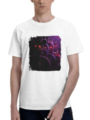 2023 Five Nights At Freddys 55 180G 100% Cotton Printed Round Neck Short-Sleeve T-Shirt, Gifts for Men Dad Husband Grandpa, S-XXXL, White