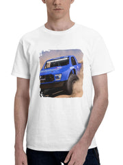 2023 Forza Horizon 5 Rally Adventures 180G 100% Cotton Printed Round Neck Short-Sleeve T-Shirt, Gifts for Men Dad Husband Grandpa, S-XXXL, White
