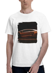 2023 Lamborghini Aventador Lp 700 180G 100% Cotton Printed Round Neck Short-Sleeve T-Shirt, Gifts for Men Dad Husband Grandpa, S-XXXL, White