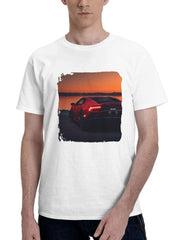 2023 Lamborghini Huracan Evo 180G 100% Cotton Printed Round Neck Short-Sleeve T-Shirt, Gifts for Men Dad Husband Grandpa, S-XXXL, White