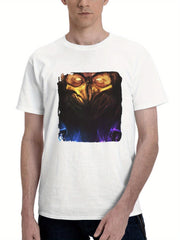 2023 Mortal Kombat 11 If 180G 100% Cotton Printed Round Neck Short-Sleeve T-Shirt, Gifts for Men Dad Husband Grandpa, S-XXXL, White