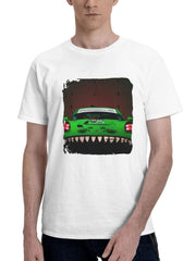2023 Porsche 911 Gt3 Rawr Front 180G 100% Cotton Printed Round Neck Short-Sleeve T-Shirt, Gifts for Men Dad Husband Grandpa, S-XXXL, White