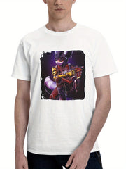 2023 Ratchet And Clank Rift Apart 180G 100% Cotton Printed Round Neck Short-Sleeve T-Shirt, Gifts for Men Dad Husband Grandpa, S-XXXL, White