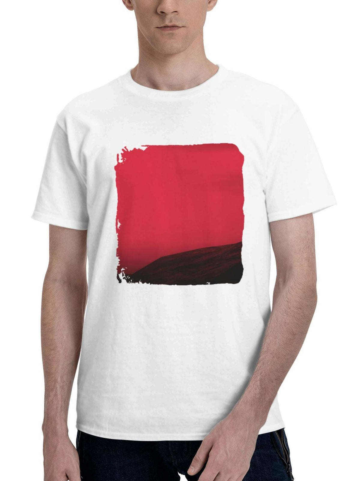 2023 Red Dead Redemption 2 Minimal 180G 100% Cotton Printed Round Neck Short-Sleeve T-Shirt, Gifts for Men Dad Husband Grandpa, S-XXXL, White