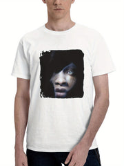 Banishers Ghosts Of New Eden 180G 100% Cotton Printed Round Neck Short-Sleeve T-Shirt, Gifts for Men Dad Husband Grandpa, S-XXXL, White