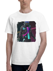 2024 Fortnite Battle Royale 180G 100% Cotton Printed Round Neck Short-Sleeve T-Shirt, Gifts for Men Dad Husband Grandpa, S-XXXL, White