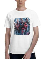 2024 Ghostbusters Frozen Empire Movie 180G 100% Cotton Printed Round Neck Short-Sleeve T-Shirt, Gifts for Men Dad Husband Grandpa, S-XXXL, White