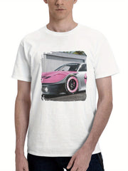 2024 Porsche 935 180G 100% Cotton Printed Round Neck Short-Sleeve T-Shirt, Gifts for Men Dad Husband Grandpa, S-XXXL, White