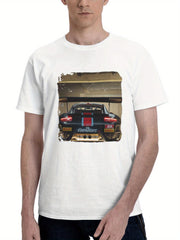 2024 Porsche Gt2 Rs Clubsport 180G 100% Cotton Printed Round Neck Short-Sleeve T-Shirt, Gifts for Men Dad Husband Grandpa, S-XXXL, White