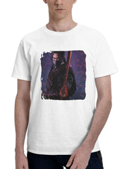 2024 Wo Long Fallen Dynasty 180G 100% Cotton Printed Round Neck Short-Sleeve T-Shirt, Gifts for Men Dad Husband Grandpa, S-XXXL, White