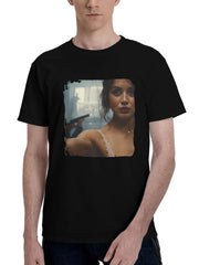 Ana-De Armas In Ballerina 2 180G 100% Cotton Printed Round Neck Short-Sleeve T-Shirt, Christmas Gifts for Men Dad Husband Grandpa, S-XXXL, Black