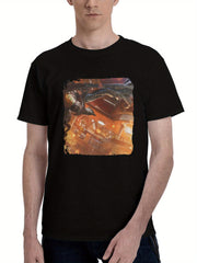 Marvels-Spider Man 2 Venom 180G 100% Cotton Printed Round Neck Short-Sleeve T-Shirt, Christmas Gifts for Men Dad Husband Grandpa, S-XXXL, Black