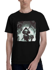 Have-A Nice Death Game 180G 100% Cotton Printed Round Neck Short-Sleeve T-Shirt, Christmas Gifts for Men Dad Husband Grandpa, S-XXXL, Black