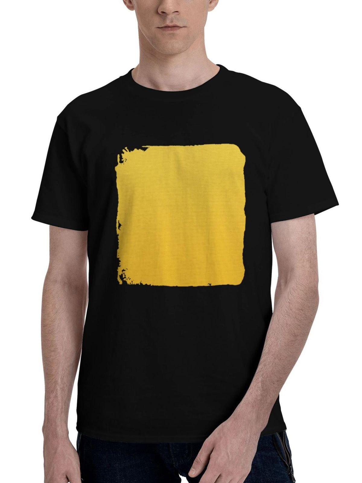 Abra-Pokemon 180G 100% Cotton Printed Round Neck Short-Sleeve T-Shirt, Christmas Gifts for Men Dad Husband Grandpa, S-XXXL, Black