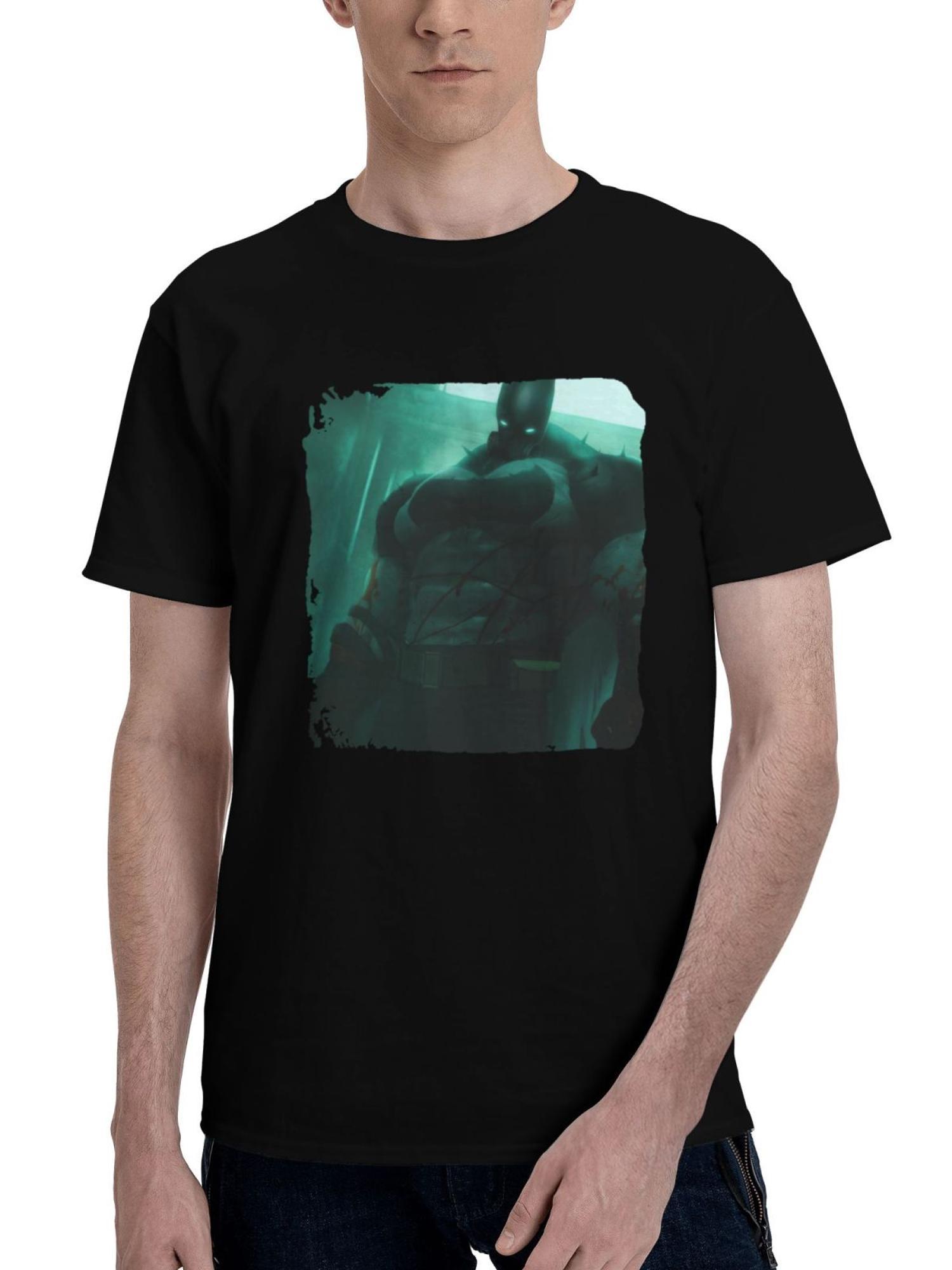 Absolute-Batman Iw 180G 100% Cotton Printed Round Neck Short-Sleeve T-Shirt, Christmas Gifts for Men Dad Husband Grandpa, S-XXXL, Black