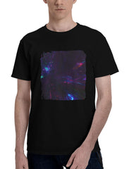Abstract-Bangles 180G 100% Cotton Printed Round Neck Short-Sleeve T-Shirt, Christmas Gifts for Men Dad Husband Grandpa, S-XXXL, Black