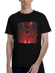 Alien-Romulus Cinemark Xd Poster 180G 100% Cotton Printed Round Neck Short-Sleeve T-Shirt, Christmas Gifts for Men Dad Husband Grandpa, S-XXXL, Black