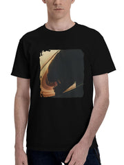 Alien-Romulus Screen X Poster 180G 100% Cotton Printed Round Neck Short-Sleeve T-Shirt, Christmas Gifts for Men Dad Husband Grandpa, S-XXXL, Black