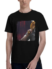 2023-Atomic Heart Rg 180G 100% Cotton Printed Round Neck Short-Sleeve T-Shirt, Christmas Gifts for Men Dad Husband Grandpa, S-XXXL, Black