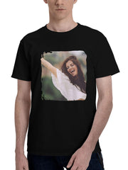 Aurela-Skandaj In Joy 180G 100% Cotton Printed Round Neck Short-Sleeve T-Shirt, Christmas Gifts for Men Dad Husband Grandpa, S-XXXL, Black