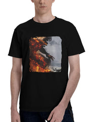 2023-Final Fantasy Xvi Pr 180G 100% Cotton Printed Round Neck Short-Sleeve T-Shirt, Christmas Gifts for Men Dad Husband Grandpa, S-XXXL, Black