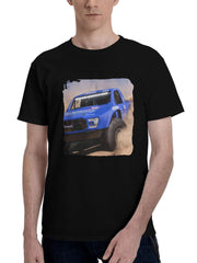 2023-Forza Horizon 5 Rally Adventures 180G 100% Cotton Printed Round Neck Short-Sleeve T-Shirt, Christmas Gifts for Men Dad Husband Grandpa, S-XXXL, Black