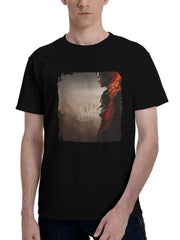 2023-Foundation Season 2 Y6 180G 100% Cotton Printed Round Neck Short-Sleeve T-Shirt, Christmas Gifts for Men Dad Husband Grandpa, S-XXXL, Black