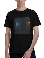 2023-Jill Resident Evil 3 180G 100% Cotton Printed Round Neck Short-Sleeve T-Shirt, Christmas Gifts for Men Dad Husband Grandpa, S-XXXL, Black