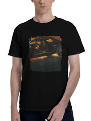 2023 John Wick Chapter 4 180G 100% Cotton Printed Round Neck Short-Sleeve T-Shirt, Christmas Gifts for Men Dad Husband Grandpa, S-XXXL, Black