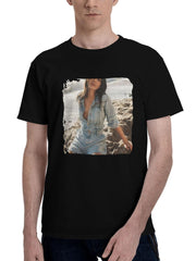 2023 Kendall Jenner 9j 180G 100% Cotton Printed Round Neck Short-Sleeve T-Shirt, Christmas Gifts for Men Dad Husband Grandpa, S-XXXL, Black