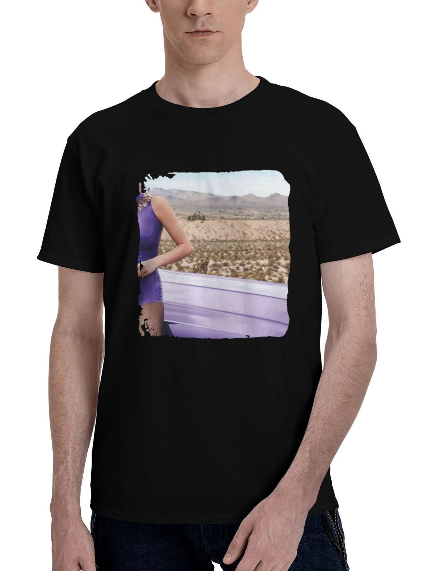 2023 Kendall Jenner Messika Jewelry 180G 100% Cotton Printed Round Neck Short-Sleeve T-Shirt, Christmas Gifts for Men Dad Husband Grandpa, S-XXXL, Black